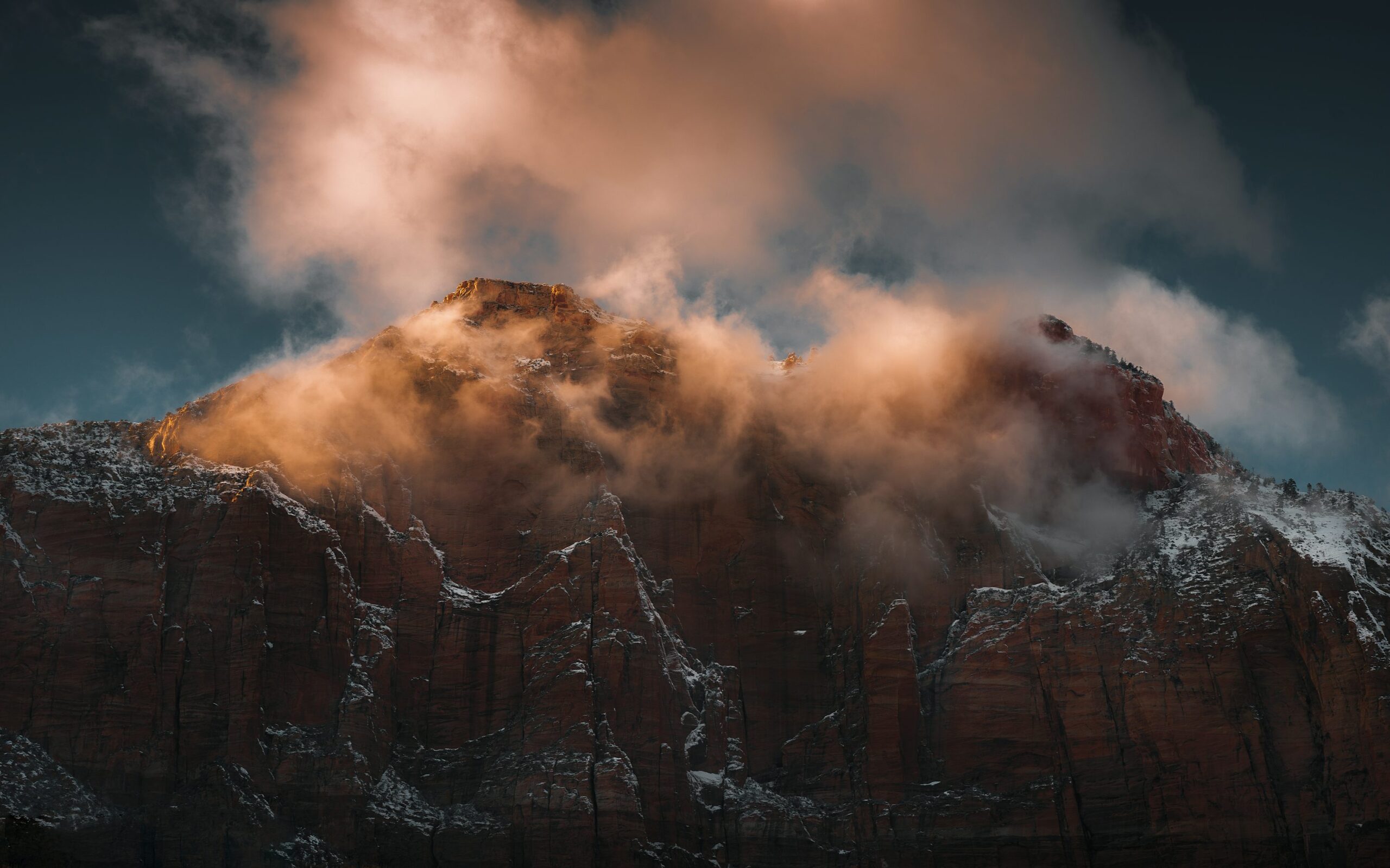 photo of mountain peak
